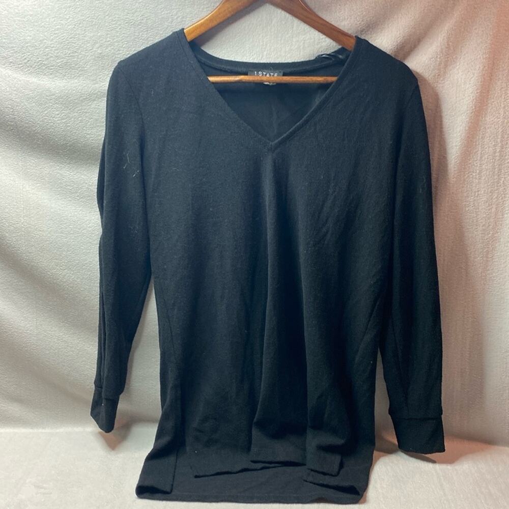 1. State black sweater